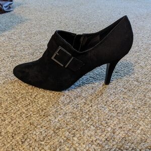 Booties Black Suede 9M